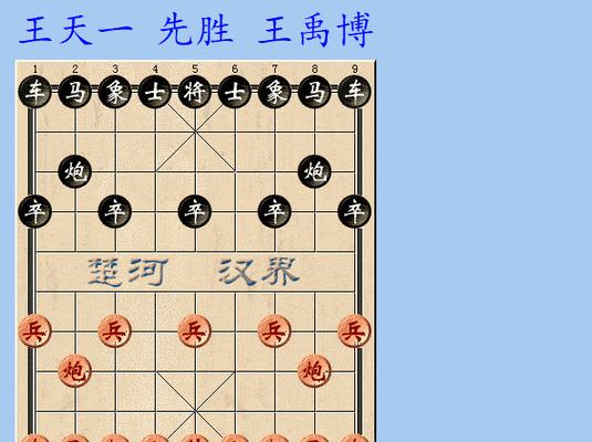 双马斗双炮战术（中国象棋必杀技巧）