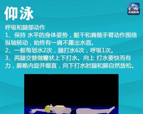 如何提高百米仰泳打腿技巧（掌握正确的动作要领）