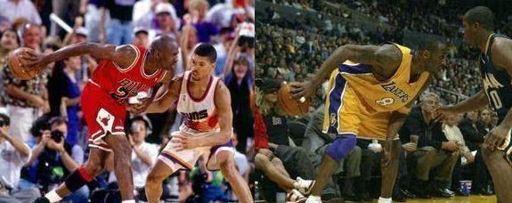 科比乔丹（探秘两位传奇巨星的球场魅力与招式精华）